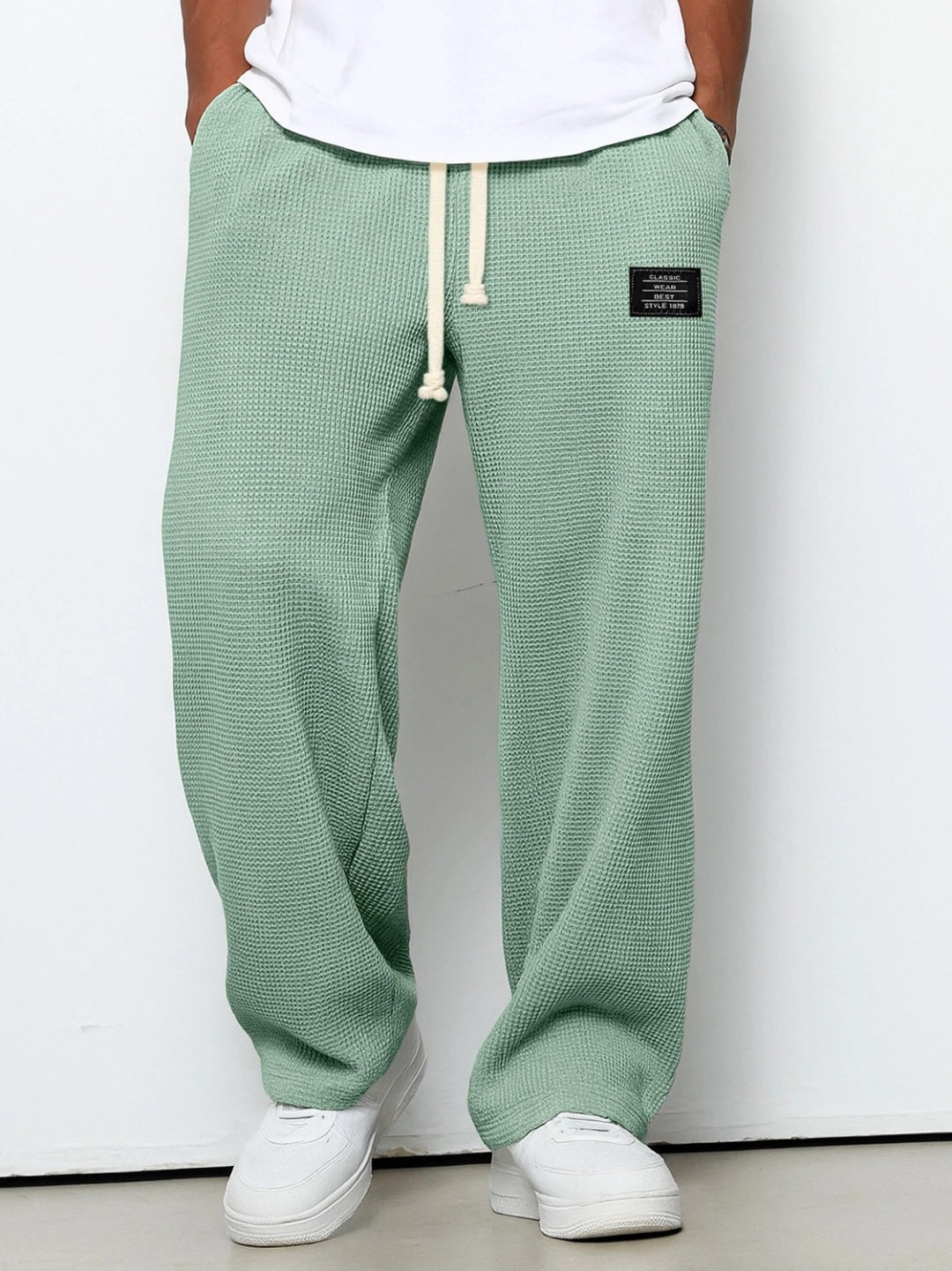 Men's Waffle Straight Pants