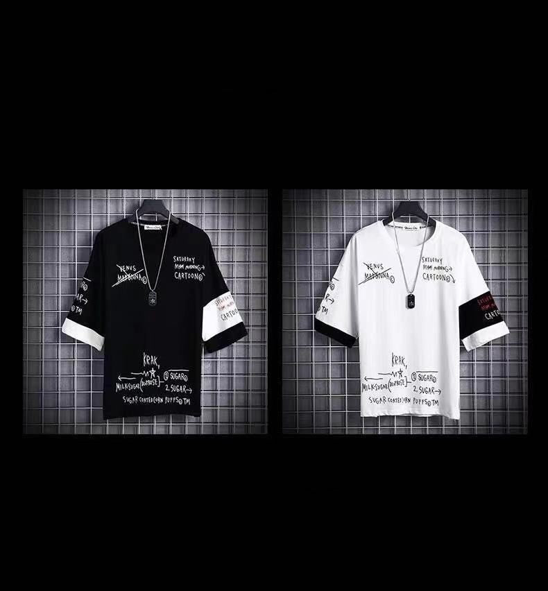 Men's Japanese Style 3/4 Sleeve Shirt