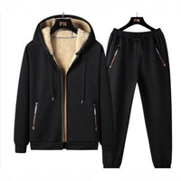 Plus Size Men's Suit Formal Two-Piece Set with Pants