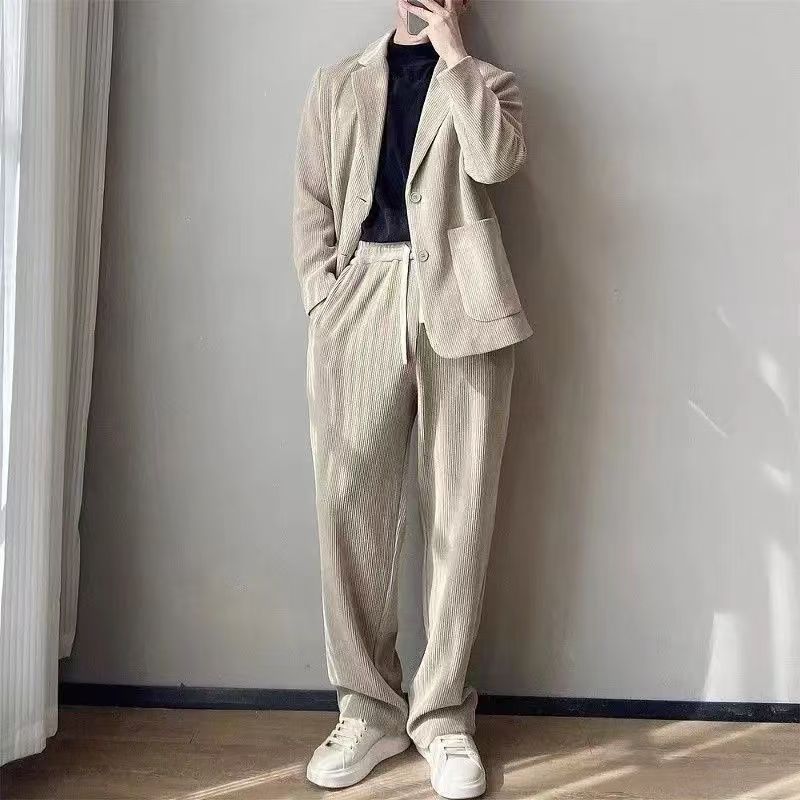 Men's Stylish Casual Suit & Pants Set