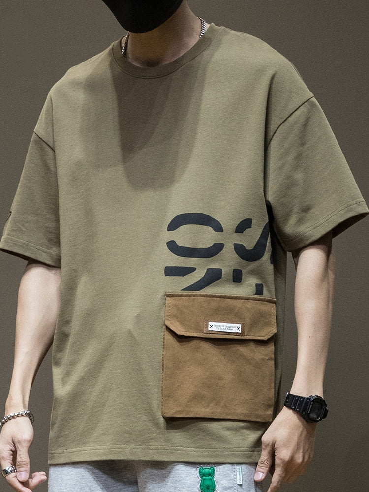 Men's Plus Size Summer T-Shirt