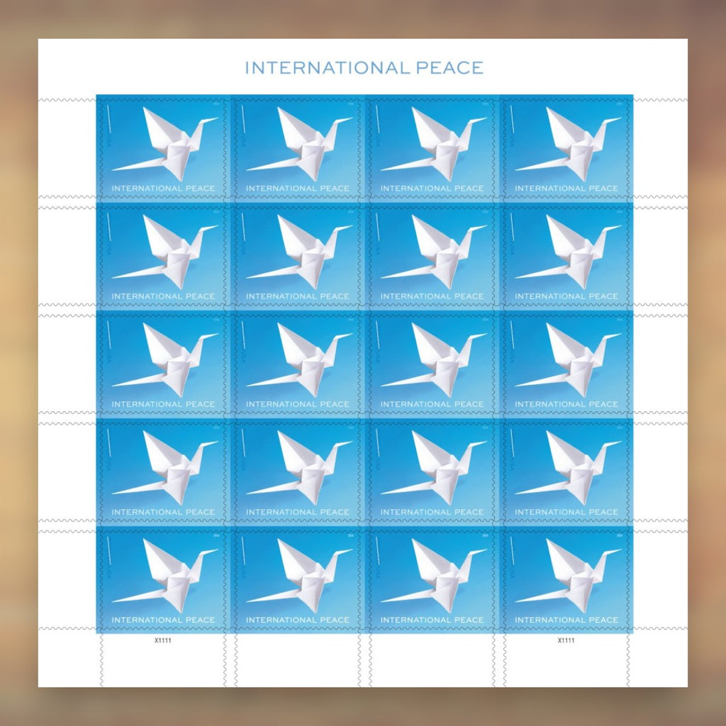 International Peace Forever Stamps, 2026 Sheet – Cards, Letters and Stamp Collecting
